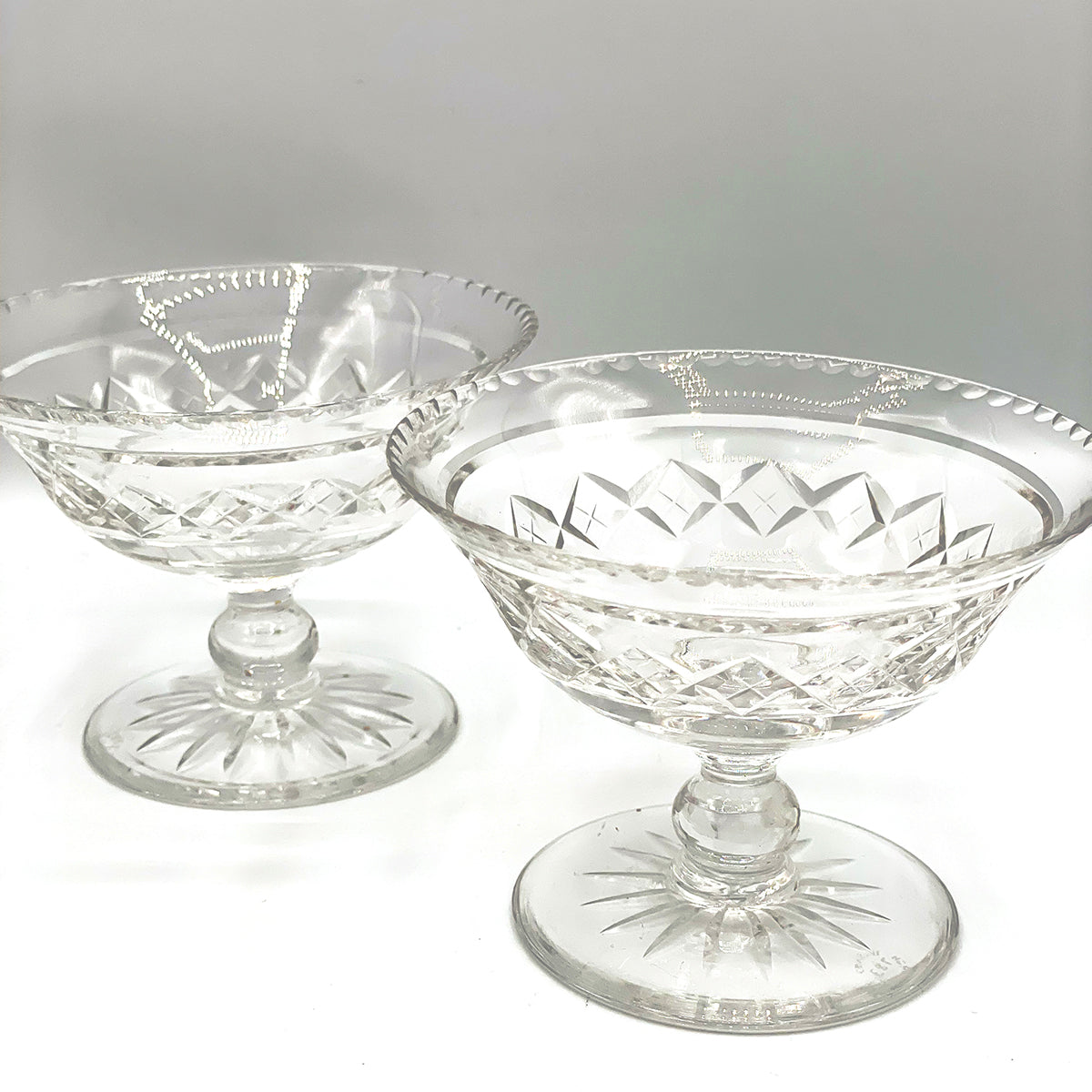 Antique Edinburgh Crystal Dishes - Set of 2