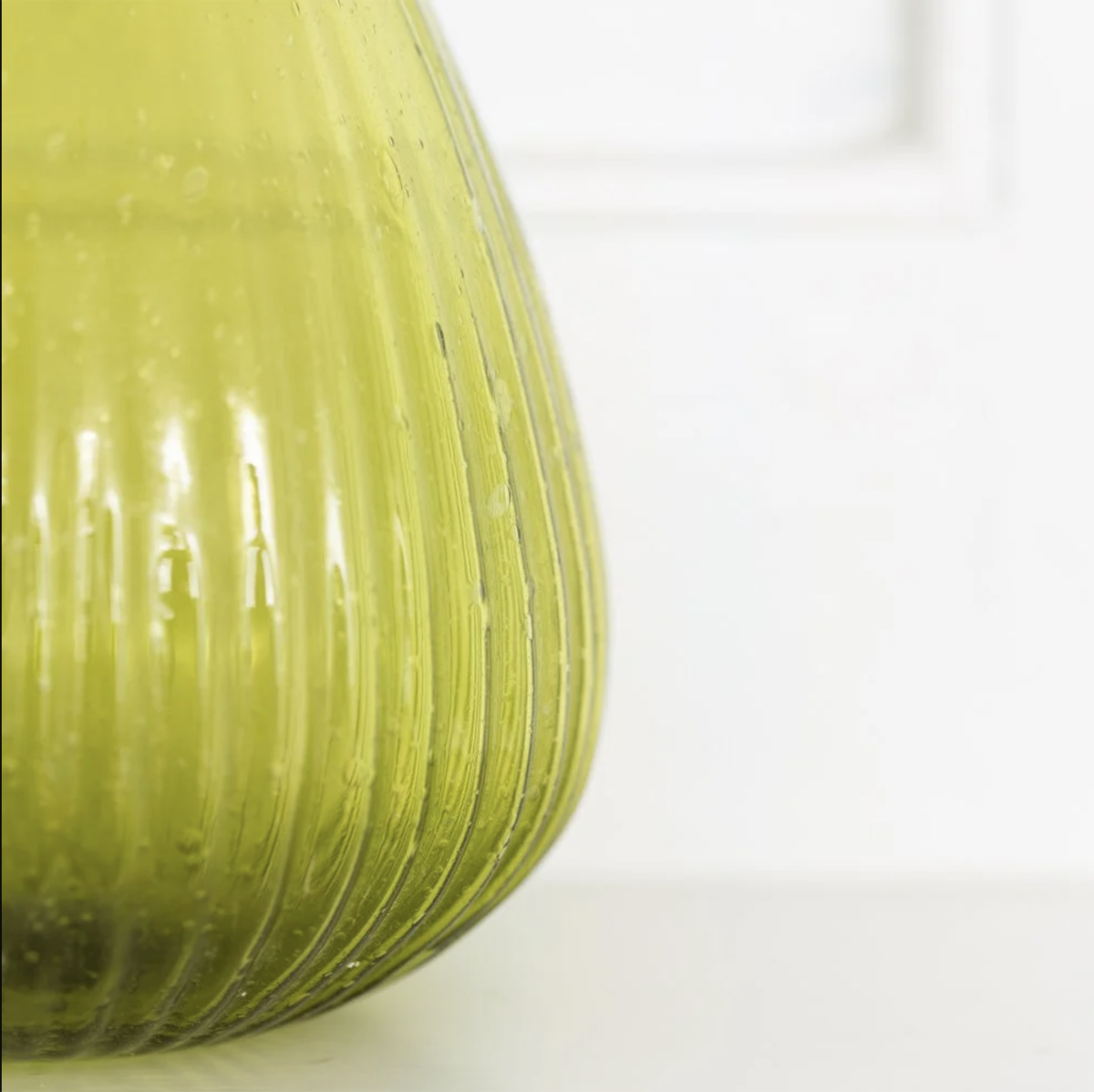 Recycled Glass Vase - Jade