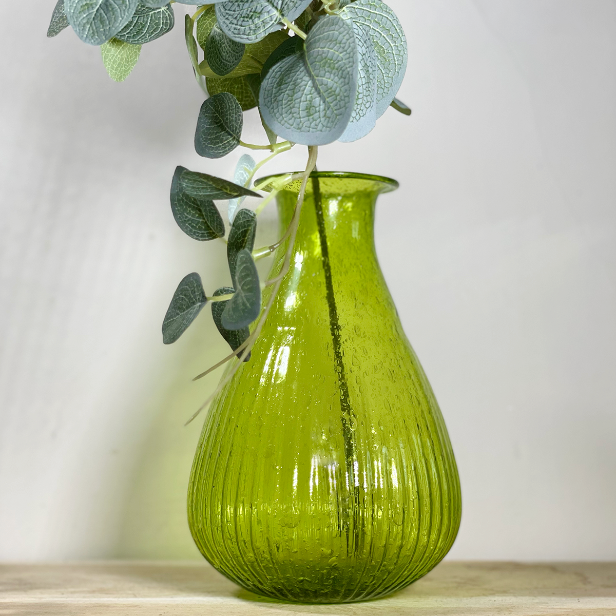 Recycled Glass Vase - Jade