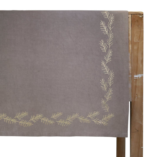 Christmas Table Runner - Antique Taupe