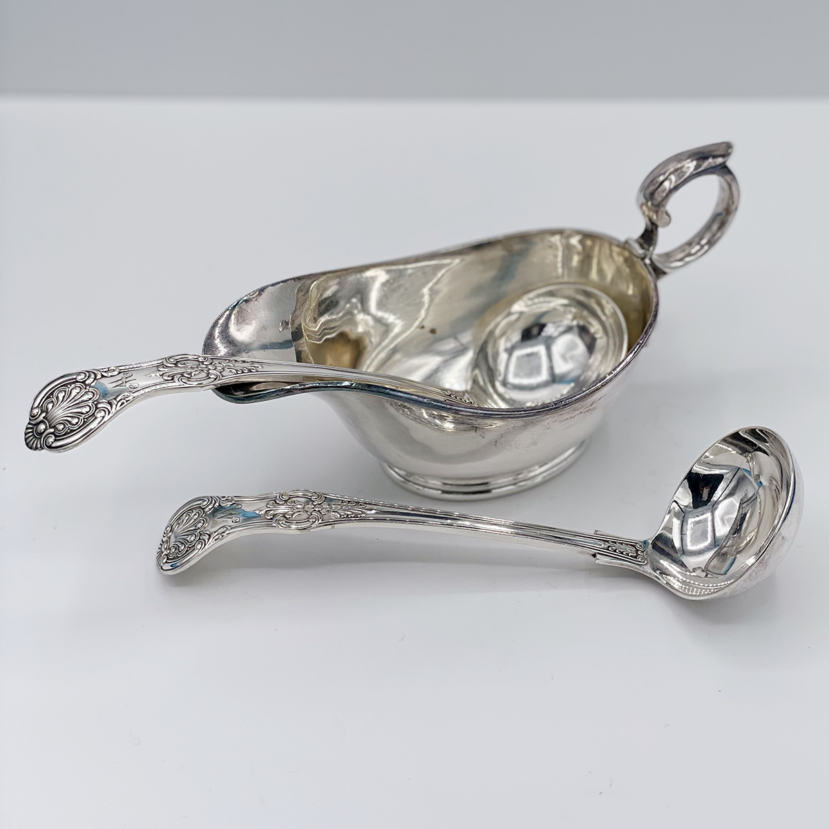 Antique Silver Sauce/Gravy Boat