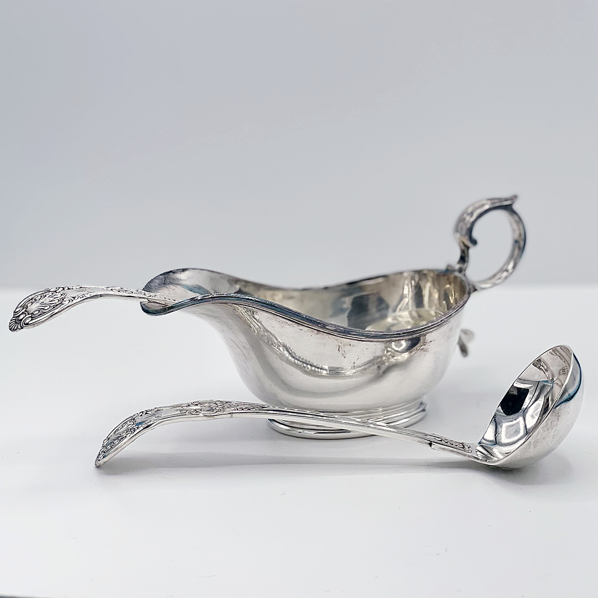 Antique Silver Sauce/Gravy Boat