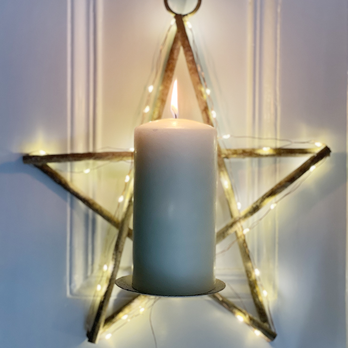 Star Hanging Candle Holder