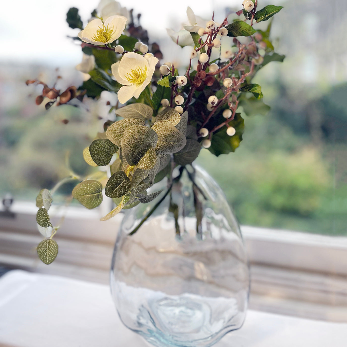 Glass Wobble Vase